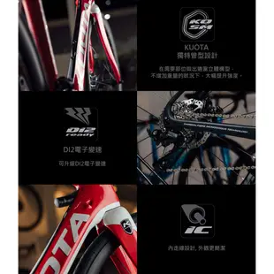 【KUOTA】全新精選優惠KHYDRA 碟煞 公路車架