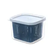 3Pcs Plastic Drain Onion Garlic Storage Box Refrigerator Special Fruit Vegetable Container Food Storage Box Kitchen Accessories