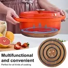 Heat Dissipating Pot Holder Magnetic Function Wooden Coaster Trivet Set