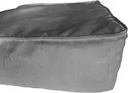 Box Cushion Cover- Square Patio Seat Chair Indoor Cushion Cover Polyester Gray 30" Length x 30" breadth x 5" Thick (76cm x 76 cm x 12cm)