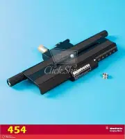 Manfrotto 454 Micrometric Positioning Sliding Plate - Supports 17.7 lbs (8kg)
