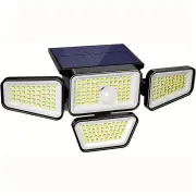 NNETM 1pc Solar Garden Light Outdoor - 270 LEDs Solar Wall Light with Motion Sensor
