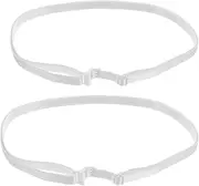 [SEWACC] 2pcs Women Elastic Tucking Belts Seamless Shirt Bands for Comfortable Fit Markfree Design Reliable Security for Everyday Wear and Exercise