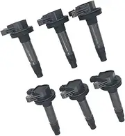 6Pcs Ignition Coil 7T4E-12A375-EE 7T4Z-12029-E 7T4E12A375EE Compatible For Ford Edge Explorer Compatible For F-150 Taurus MKS MKT 07-16