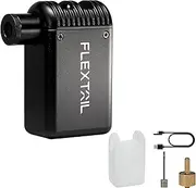 FLEXTAILGEAR Tiny Bike Pump 100PSI Tire Pump Bicycle Inflator Electric Air Pump Type-C Rechargeable Battery Portable Ultra Mini Pump with Shrader & Presta Valves for Cycling MTB Road Mountain Bike