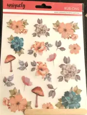 Uniquely Creative Rub-Ons Enchanted Forest - 19 piece. RO3