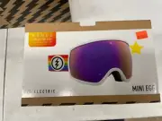 ELECTRIC MINI EGG SNOWBOARD GOGGLES $175 pride brose/purple chrome rainbow