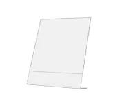 4 Pack 8"W x 10"H Sign Holder Menu Display Frame Slant Back Side Load