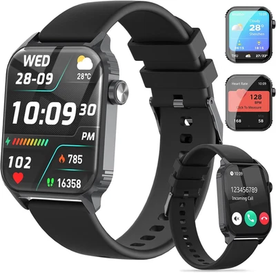 Smart Watches for Women Men, 1.83 Inches HD Smartwatch with 120 Sports Modes, He