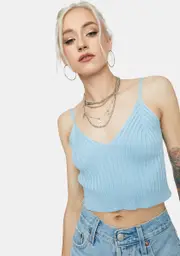 No Second Chances Knit Crop Top