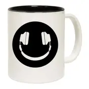Smile Face Dj Headphones Mug Cup