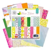 Pink Paisley, Citrus Bliss Paper Pad, 6" Cardstock, 36 Pgs, Happy, Pineapple