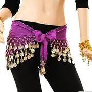 [LEIXIUSM] Dance India Dance Hip Scarf Belt Skirt Dancing Accessories Belly Dance Hip Scarf