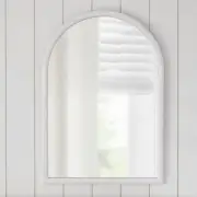 StyleWell Kids Medium Arched Wood Framed Bright White Mirror(20 W in. x 28 in. H