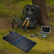 12V 200W Folding Solar Panel Blanket Flexible Solar Mat Mono Power USB Regulator