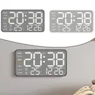 Bright Display Digital Wall Clock Celsius/Fahrenheit Switching For Bedroom