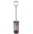 Razor-Back Spade 15 in. L Blade Industrial-Grade All Steel D-Grip Rubber Steps