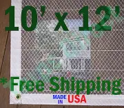 10' x 12' Clear Poly Tarp Room Divider Patio Porch Enclosure Fumigation Curtain