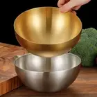 Stainless Steel Kitchen Salad Bowls Cooking tools Tableware Food Container
