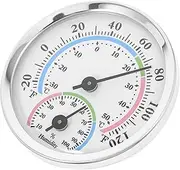 Thermometer Hygrometer for Room Car Garden Aluminum Alloy Construction High Precision Temperature Humidity Monit