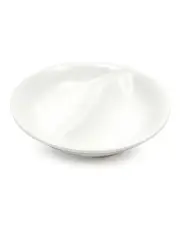 [Maxwell & Williams] White Basics Round Divide Sauce Dish 10cm in White