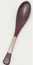 Chopsticks porridge spoon new reservoir / silver coating divided into washing machine Allowed [19.5 x 3.4cm] Heat-resistant ABS resin dishwasher Allowed (7-873-10) restaurant Ryokan Japanese unit for restaurant business