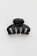 Black Solid Hair Claw Clip
