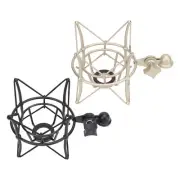 Microphone Shock Mount Zinc Alloy Anti Vibration Studio Mic Shockmount Stand Sec