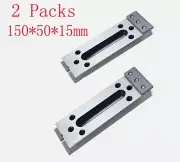 2PC CNC Wire EDM Fixture Board Jig Tool For Clamp And Level 150x50x15mm Part New