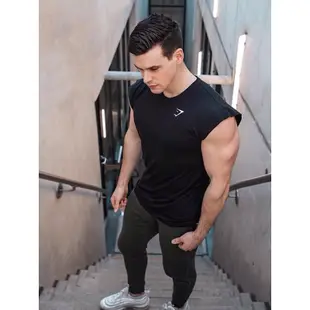 「呱呱健身」🇬🇧Gymshark 飛機袖 stringer  男子無袖背心 健身無袖背心 健身背心 棉質 坎肩背心