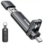 512GB SSD USB C Stick up to 1000MB/s,Fast Thumb Drive,Dual Drive Type-C + USB...