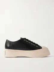 [Marni] Marni - Pablo Leather Platform Sneakers - Black - IT39 IT 39 Black
