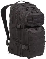 MIL-TEC Assault Backpack, Black, 20L, 14002002 Daypack