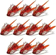 Bassoons Bass Spinner, Jig Skirts for Bass Fishing | 10 Pieces Silicone Luminous Jig Jirts,Flexible Fish Time for Freshwater Saltwater Pools Home Friends