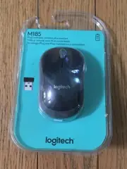 Logitech M185 Wireless Mouse ~ Swift Gray ~ NEW