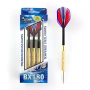 12pc Formula Sports BX180 Premium 21g Brass Barrel Darts Tempered Steel Tip