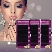 Thick Curly False Eyelashes for Voluminous Look with Glue and Swabs 2 Box