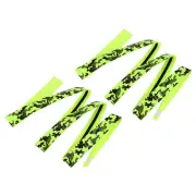 2Pcs PU Tennis Racket Overgrip Non-Slip Grip Tape with Damping Ridges, Green