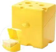 KUNANG Sliced Cheese Storage Container, Cheese Slice Holder, Plastic Butter Block Cheese Slice Storage Box with Flip Lid Sliced Cheese Saver Keeper