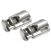 Plastic Cord Locks End Spring Stopper 0.3" x 0.2" Single Hole Spring Toggles