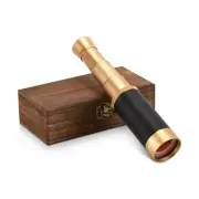 Pirate Monocular Telescope 25x50 Handheld Telescope Adjustable ED Captain's B...