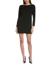 Kenneth Cole Draped Open Back Shift Dress