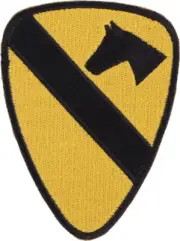1st Cavalry Patch - Air Cav Vietnam Korea WW2 Repro Patch Uniform Insignia New