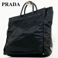 在飛比找蝦皮購物優惠-PRADA 托特包 手提包 黑色 尼龍 日本直送 二手
