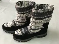 在飛比找Yahoo!奇摩拍賣優惠-經典雪花～女款雪地專用雪鞋 冰爪雪鞋 雪靴