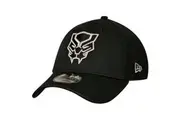 Black Panther Face Symbol Color Block New Era 39Thirty Fitted Hat