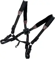 TOYANDONA Adjustable Saxophone Shoulder Strap Sturdy Nylon Sax Harness Black for Boys and Girls and Adults Saxophone Accessory