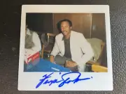 Fergie Jenkins Auto Signed Kodak Instant Polaroid Photo Original JSA Type 1 Vtg