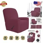Checkered X-Large Recliner Slipcover Set - Machine Washable & Easy to Install