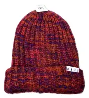 Neff Womens Red Lake Beanie Hat NWT 17F05016
